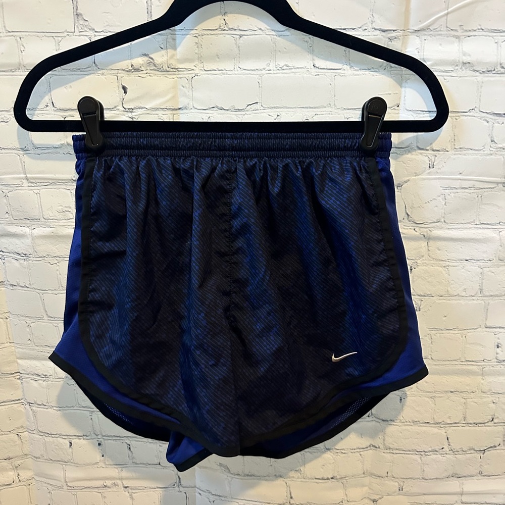 Nike Blue and Black Athletic Shorts Lightweight Performance